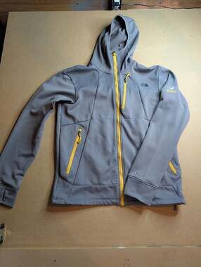 The North Face Steep Series Flash Drive Jacket Hooded Zipper Gray Large